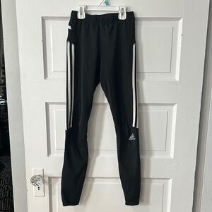 Adidas Kids Black and White Track Pants
